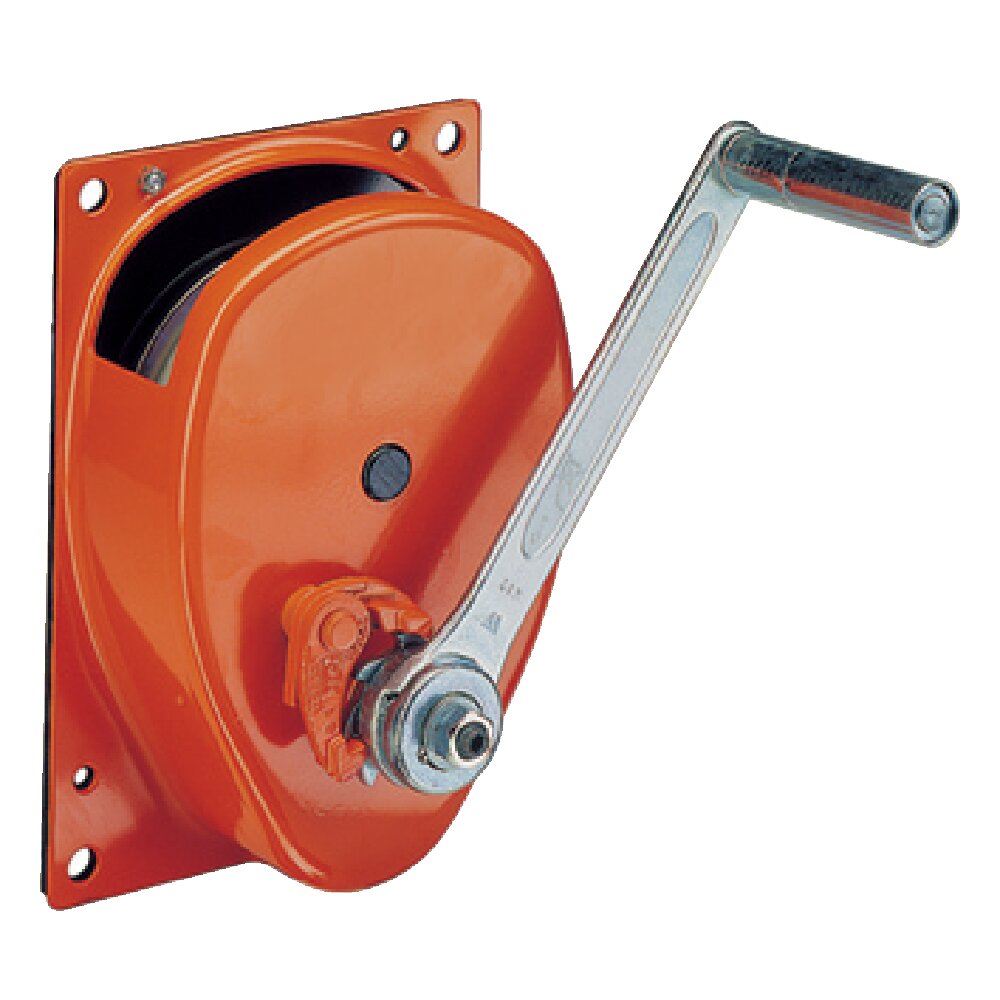Corrosion resistant hand rope winch CERTEX Denmark